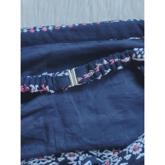 NEW Anthropologie Dolan Black and Pink Puff Sleeved Blouse - Small - Picture 11 of 13